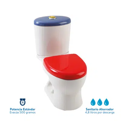 Image for Sanitario Infantil Kiddy Bicolor