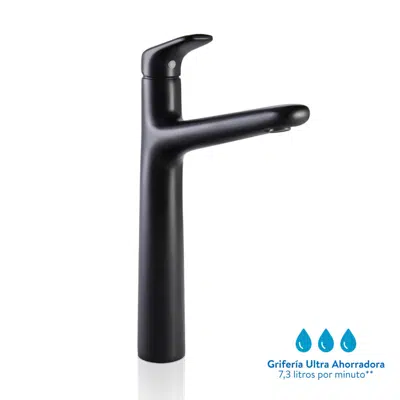 Obrázek pro Grifería Lavamanos Liquid Monocontrol Alta Mate Black
