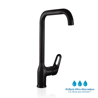 รูปภาพสำหรับ Grifería para Lavaplatos Monocontrol Koral Mate Black