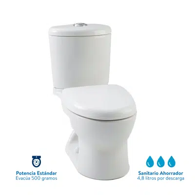 Sanitario Infantil Kiddy Blanco图像
