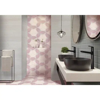 billede til PISO PARED HEXAGONO MARDEN ROSA CU