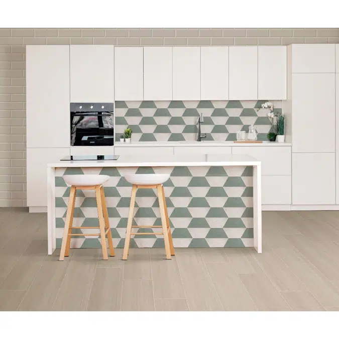 PISO PARED HEXAGONO MARDEN VERDE CU