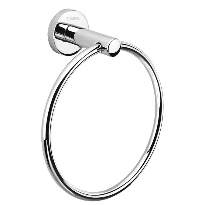 BIM objects - Free download! Towel ring holder-YASMINE | BIMobject
