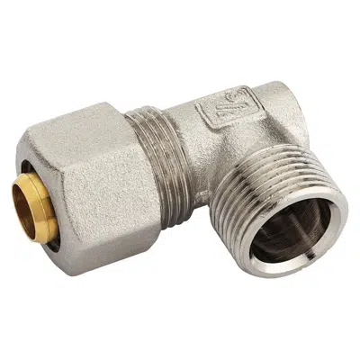 изображение для Elbow screw coupling with bleed holder