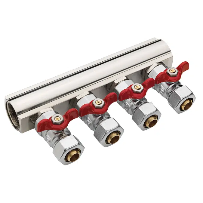 Shape body water manifolds with valve