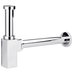 chromium-plated square basin tap