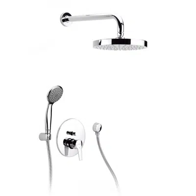 billede til Embedded shower mixer kit with diverter DOUZ