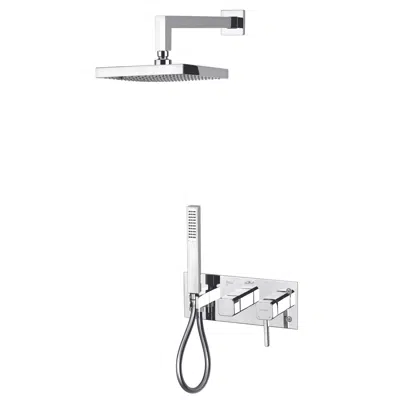 billede til Embedded shower mixer kit with diverter ZARZIS