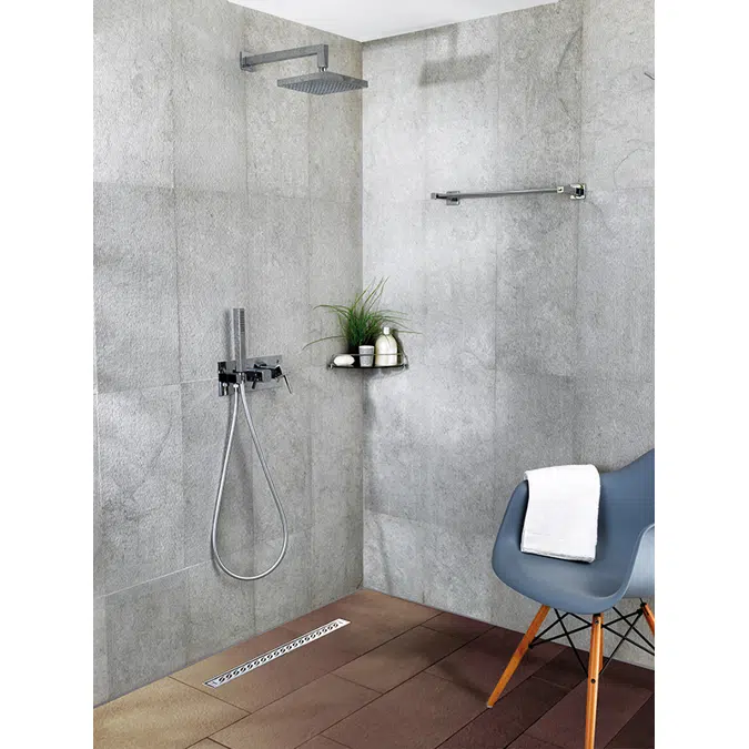Embedded shower mixer kit with diverter ZARZIS