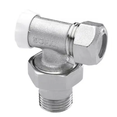 Image for Male lockshield valve for copper tube