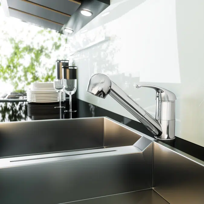 Sink mixer with removable shower SOUSSE