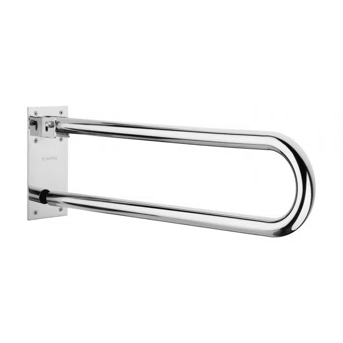 Folding grab bar