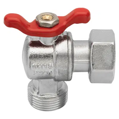 изображение для Angle ball valve with swivel nut