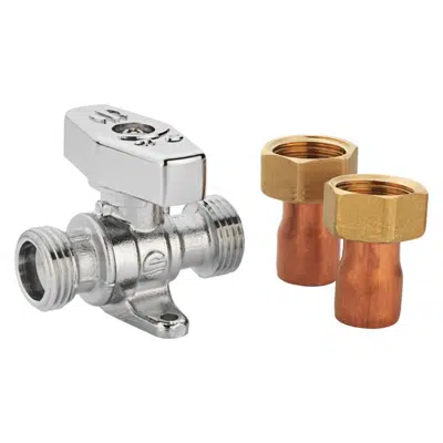 domestic gas ball valve with nozzles