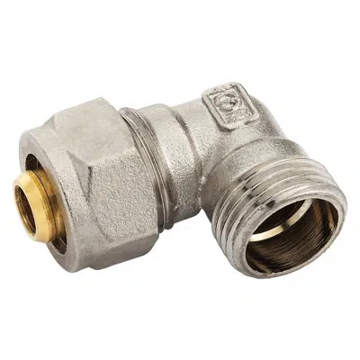 billede til Male screw elbow