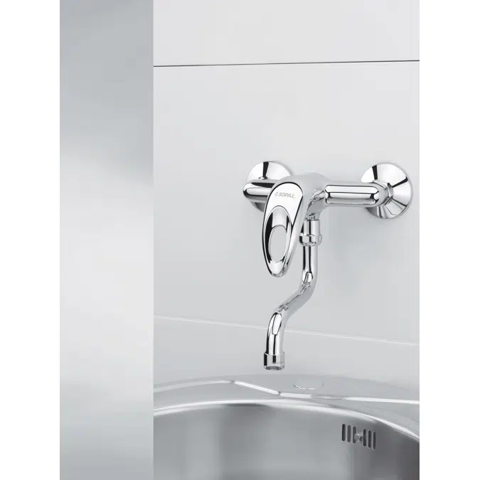 Wall sink mixer DJERBA