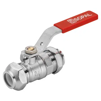 billede til MM ball valve with lever handle and PTFE ring
