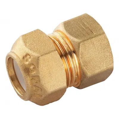 billede til Female straight coupling with PTFE ring