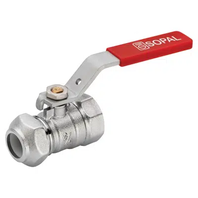 Image for MF ball valve with lever handle and PTFE ring