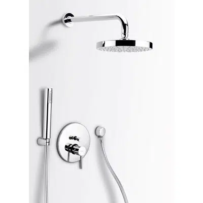 imagem para Embedded shower mixer kit with diverter BIZERTE