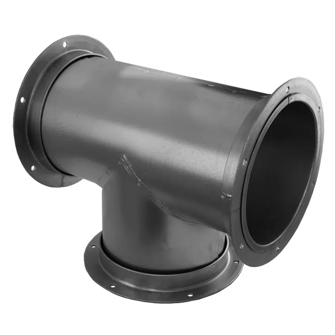 Flanged Tee Branch 12ga