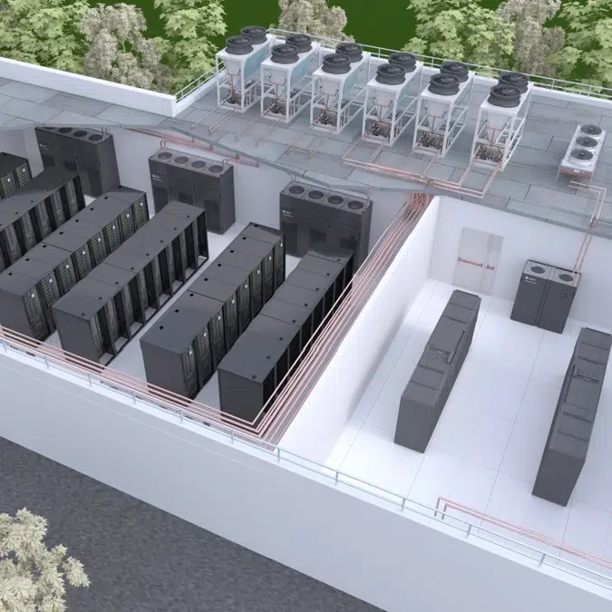 Vertiv™ CoolPhase Perimeter – DX Floor Mount, PAM010-140, R513A Indoor