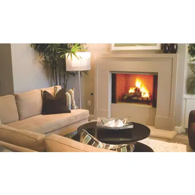 画像 Exclaim Single-Sided Indoor Wood Fireplace