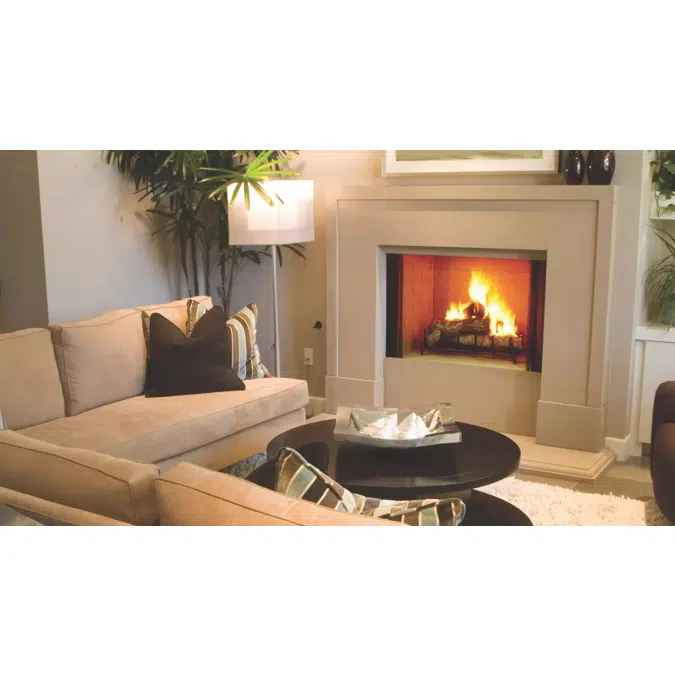 Exclaim Single-Sided Indoor Wood Fireplace