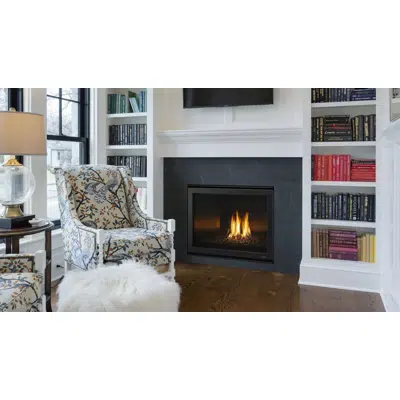 画像 6K Modern Single-Sided Indoor Gas Fireplace