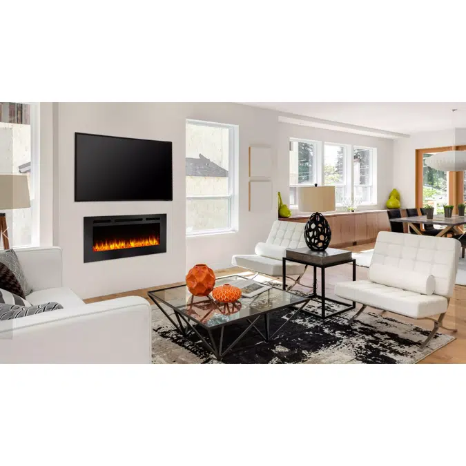 Allusion Single-Sided Electric Fireplace