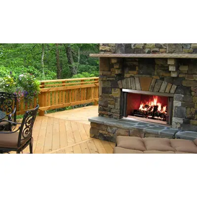 画像 Montana Single-Sided Outdoor Gas Fireplace