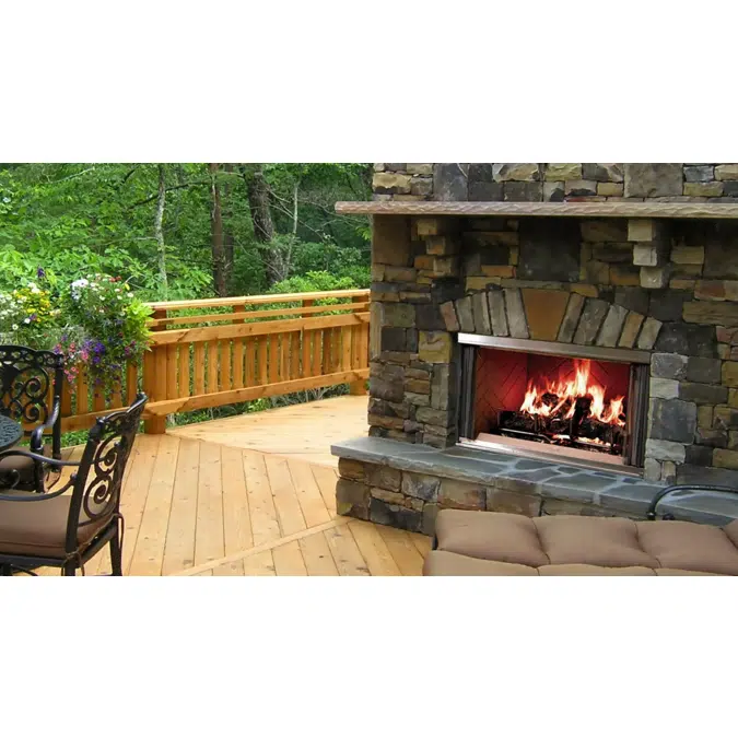 Montana Single-Sided Outdoor Gas Fireplace