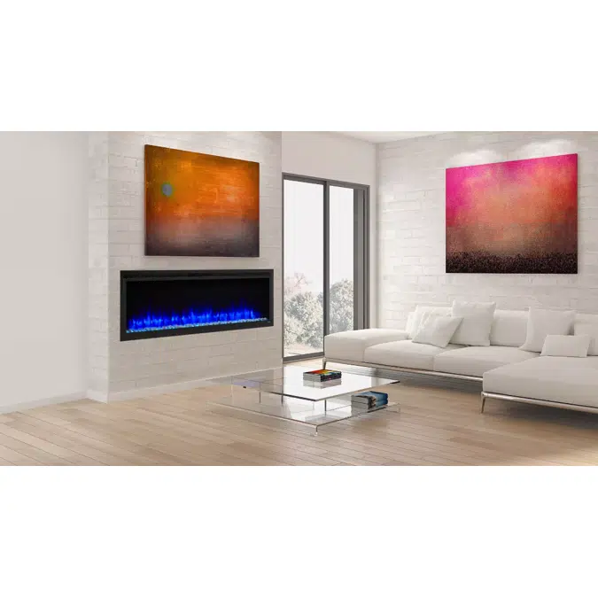 Allusion Platinum Single-Sided Electric Fireplace