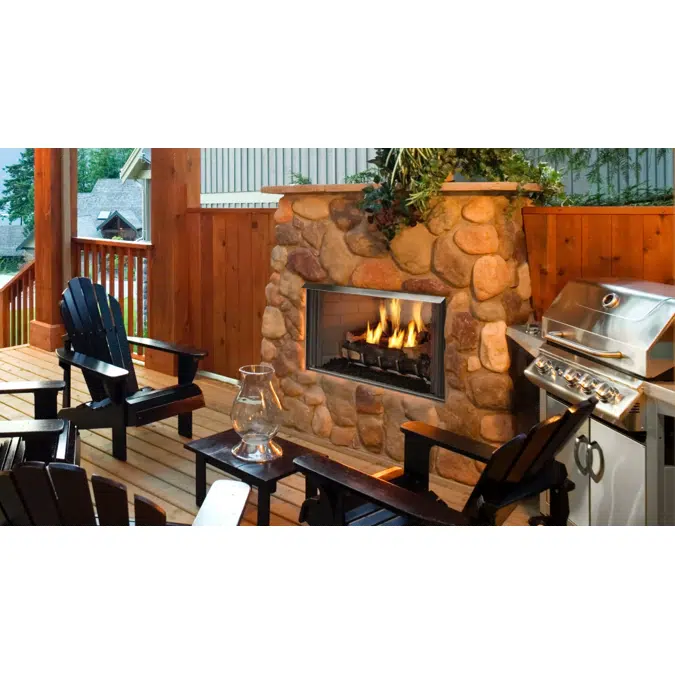 Villa Gas Single-Sided Outdoor Gas Fireplace