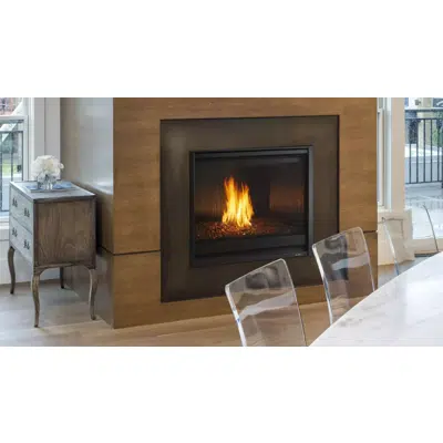画像 8K Modern Single-Sided Indoor Gas Fireplace