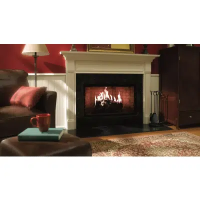 obraz dla Royal Hearth Single-Sided Indoor Wood Fireplace