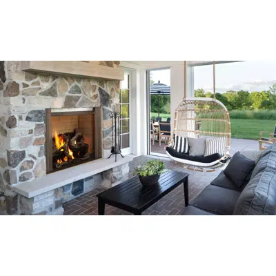 imagen para Castlewood Single-Sided Outdoor Wood Fireplace