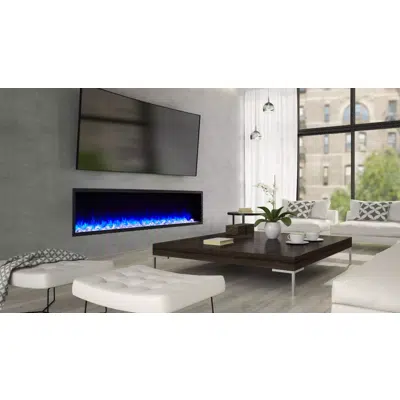 Scion Single-Sided Electric Fireplace için görüntü