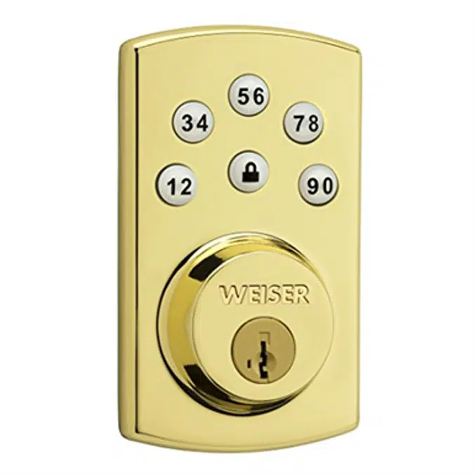 Weiser 9GED14600 Powerbolt Electronic Deadbolt