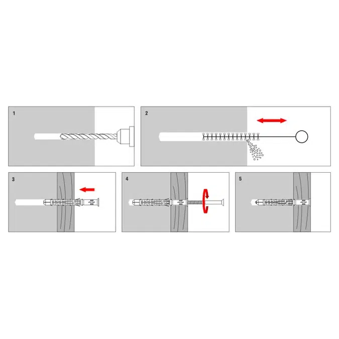 KPS-FAST S - Frame plug with countersunk head screw