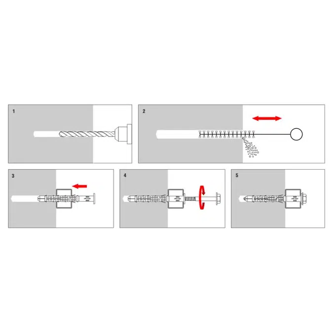 KPR-FAST K - Frame plug with hex head screw