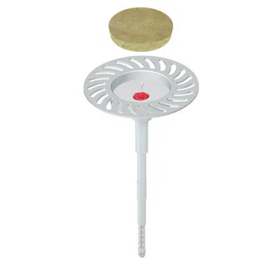 imagen para ECO-DRIVE W 8 Screwed-in fastener with metal pin and telescopic support collar