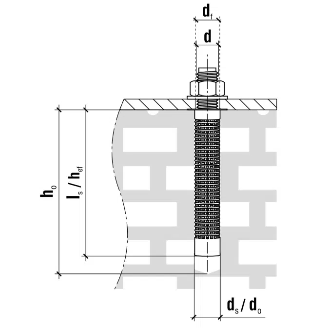 KPG - Threaded rods for injection anchors