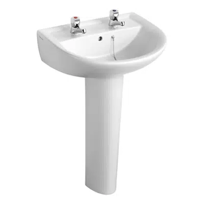 รูปภาพสำหรับ Sandringham 21 Washbasin 55cm 2 Tapholes