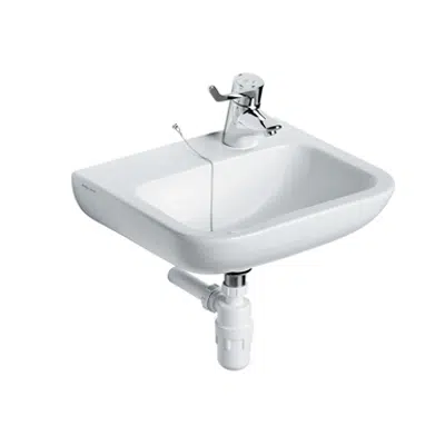 kép a termékről - Portman 21 Washbasin 50cm RH Taphole, No Overflow or Chainstay Hole