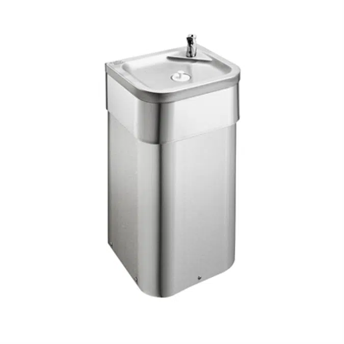 Purita Stainless Steel Drinking Fountain & Pedestal (700mm High)