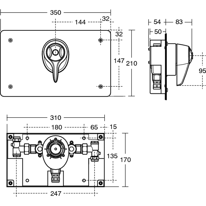 Armitage Shanks CTV thermostatic shower mixing valve