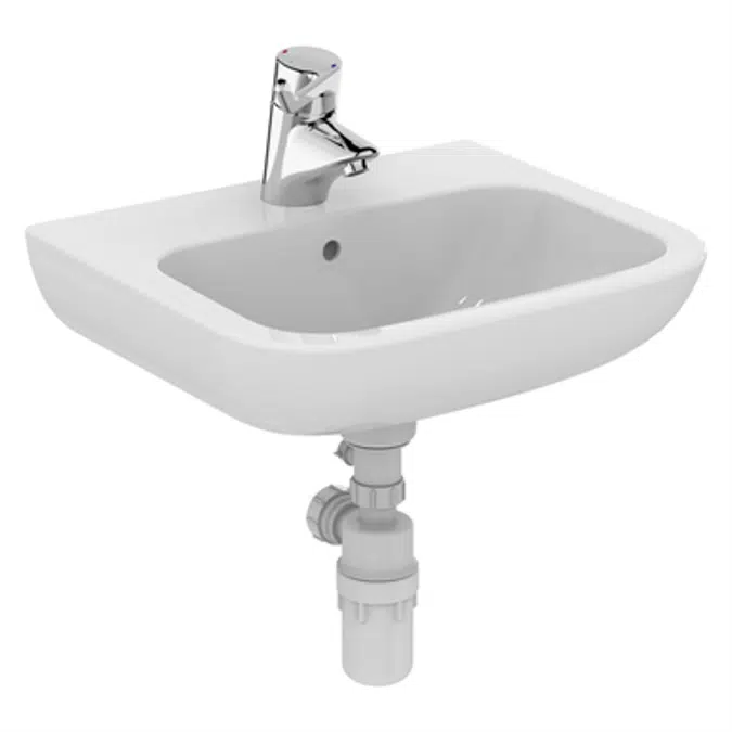 Portman 21 Washbasin 50cm Centre Taphole Overflow N o Chain