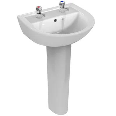 Image for Sandringham 21 Washbasin 50cm 2 Taphole
