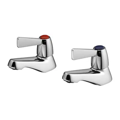 Image for Alterna Quadrant ½" Lever Pillar Taps